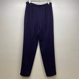 Worth Size 8 Women's Purple Solid Trouser Pants