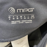 MPG Size M Women's Gray Pattern Capri Leggings Activewear Pants