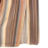 W by Worth Women's Size 10 Brown multi Pattern Rayon Maxi Skirt