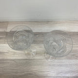 Waterford Millennium Celebration Toasting Clear Crystal Champagne Flutes - Set o