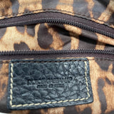 Dolce & Gabbana Black Leather Pebbled Handbag