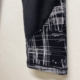 Calvin Klein Women's Size M Black-Gray Pattern Capri Activewear Pants