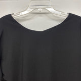 Jay Ahr Intermix Women's Size S Black Solid Long Sleeve Dress