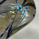 Winged Horse Shaped Figurine Iridescent Art Glass