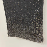 Soft Surroundings Size S-4 Women's Black Beaded Pull On Jeans
