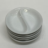 Cordon Bleu White Ceramic Yin Yang Bowls - Set of 6