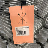 Three of Something Size XS- 0 Women's Silver-Black Pattern Pencil-Knee Skirt