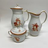 Royal Copenhagen White-Coral Fine China Tea Set