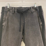 Torrid Women's Size 10 Black Tweed Drawstring Jeans