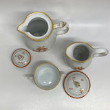 Royal Copenhagen White-Coral Fine China Tea Set