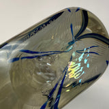 Winged Horse Shaped Figurine Iridescent Art Glass