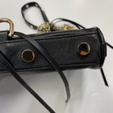 Rebecca Minkoff Black Solid Leather Handbag