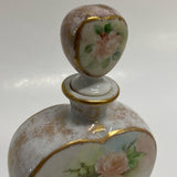 Limoge Perfume Bottle Floral Handpainted by Emma Seitz