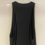 Athleta Size M Women's Black Solid Racerback Sleeveless Top