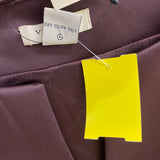 Vertigo Women's Size 4-S Plum Solid Peplum Sleeveless Top