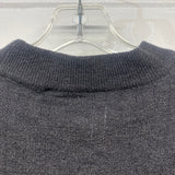Jhane Barnes Size L Charcoal Knit Wool Blend Textured Men's Men's Sweater