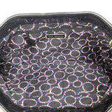 Vera Bradley Black Nylon Quilted Clutch