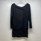 Jay Ahr Intermix Women's Size S Black Solid Long Sleeve Dress