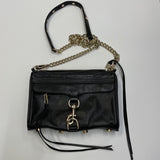 Rebecca Minkoff Black Solid Leather Handbag