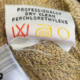 Jhane Barnes Men's Size L Tan Knit Wool Blend Tweed Men's Long Sleeve Shirt