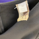 Francesca's Birdcage - Anthropologi Size M Women's Black-White Floral Dress