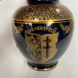 Vintage Lindner Kueps Bavaria Echt Cobalt Vase