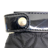 Vera Bradley Black Nylon Quilted Clutch