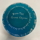 Handmade Aqua-White Ceramic Pottery Bowl