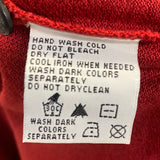 Bobby Jones Red Size L Knit Cotton Blend Textured Men's Men's Long Sleeve Shirt