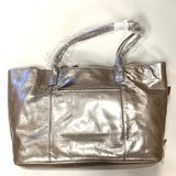 Banana Republic Tan- Multi Leather Floral Applique Handbag