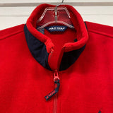 Polo Golf by Ralph Lauren 48 Men's Red Fleece Polyester Solid Men's L Vest
