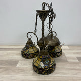 Tiffany style multicolor Glass Celing Chandelier Lamp