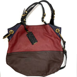 Oryany Multi-Color Leather Colorblock Handbag