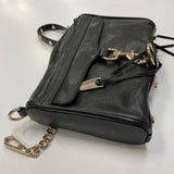 Rebecca Minkoff Black Solid Leather Handbag
