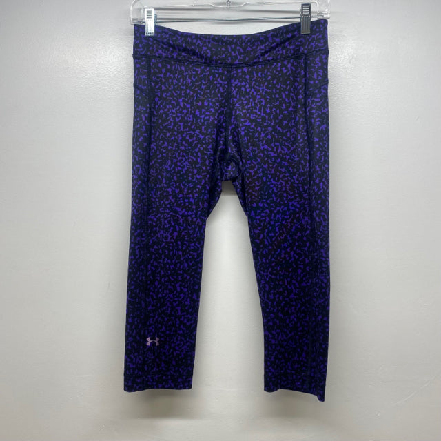 Under Armour Women's Size M Purple-Black Pattern Capri Leggings Activewear  Pants – Treasures Upscale Consignment