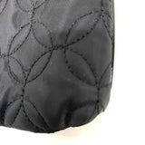Vera Bradley Black Nylon Quilted Clutch