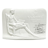 Lladro Collectors Society White Bisque Plaque Don Quixote 3D Relief 1985