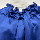 Never a Wallflower Size M Women's Blue Solid 3/4 Sleeve Blouse