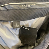 Ann Taylor Women's Size 0 Gray Tweed Trouser Pants