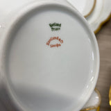 Haviland - limoge White-Gold Porcelain Dinnerware