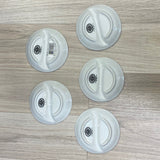 Cordon Bleu White Ceramic Yin Yang Bowls - Set of 6