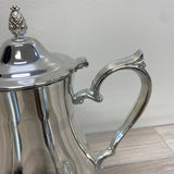 International Silver 4-Piece Round Silver-Plated Tea Set