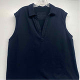 Frank & Eileen Est 1947 Size XL Women's Black Solid Sleeveless Top