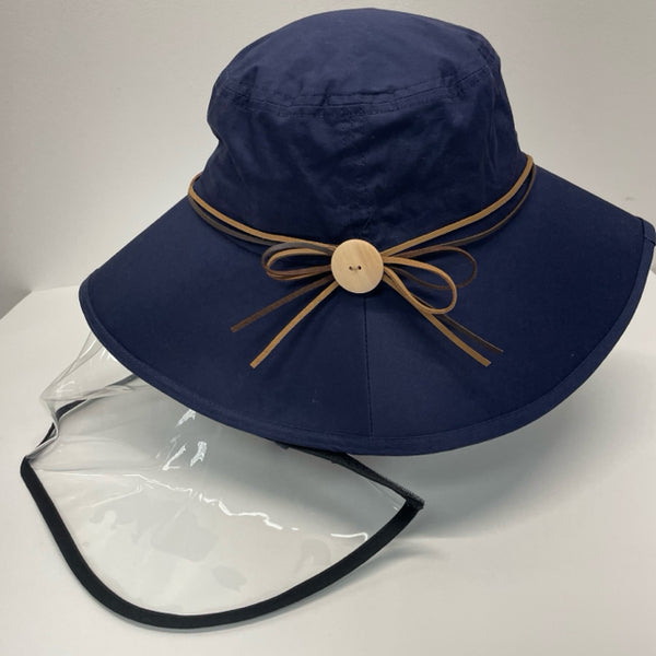 Siggi Navy Cotton Solid Hat