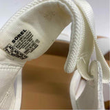 Sorel Size 7.5 Women's White Solid Platform Sandals