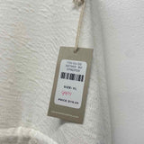 Haven Well Within Size Xl Women's White Solid Sleeveless Fit And Flare Dress
