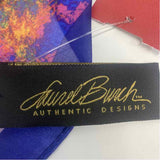 Laurel Burch Blue-Multicolored Silk Scarf