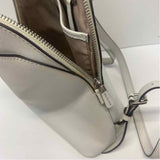 Michael Kors White Pebbled Leather Backpack Handbag
