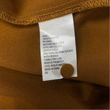 Alex Marie Size 6-S Women's Brown Solid Shirt Dress