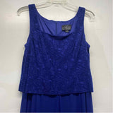 Alex Evenings Size 18-2x Women's Blue Shimmer 2 Piece Dress